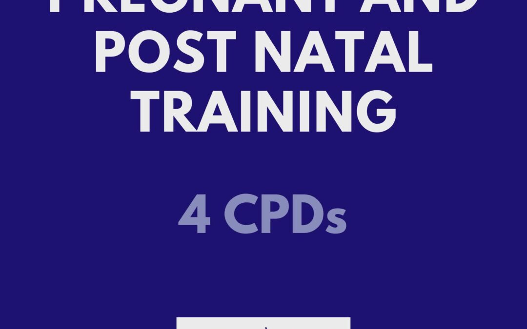 Pregnant & Post Natal Training for Personal Trainers (4CPDs)
