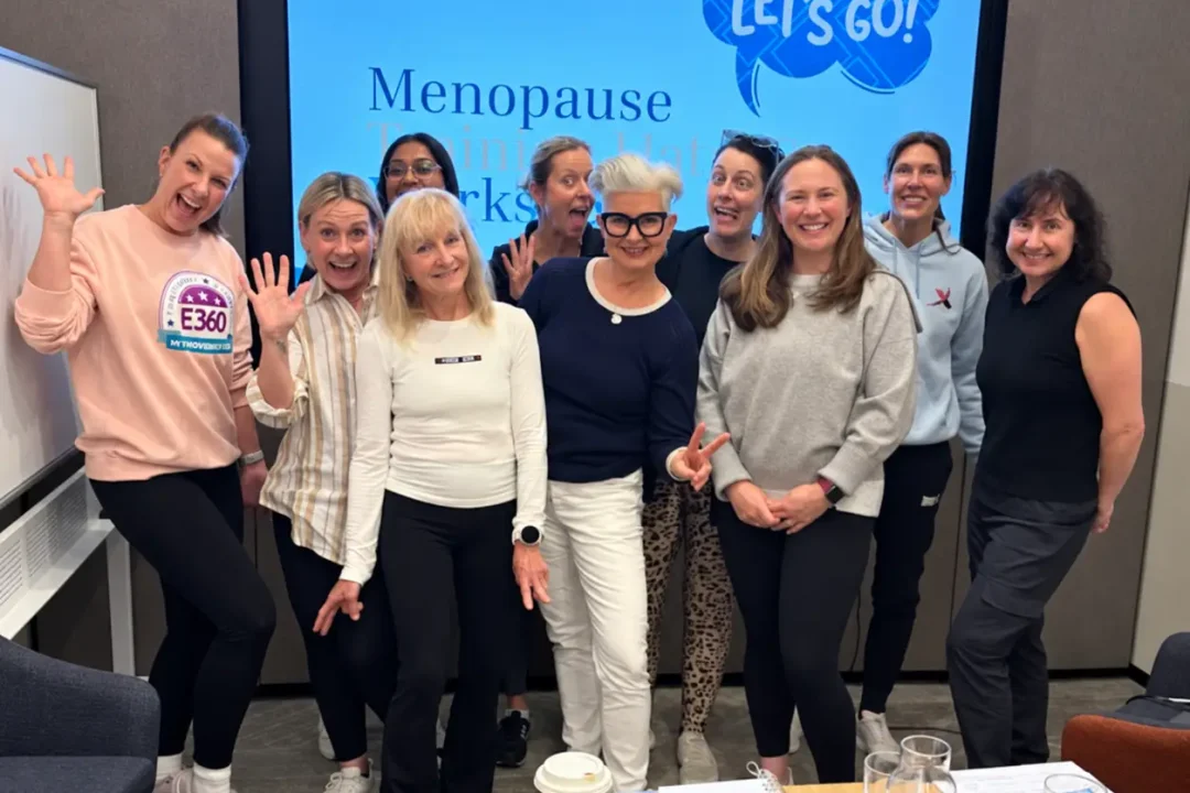Menopause Training Matrix workshop attendees group photo